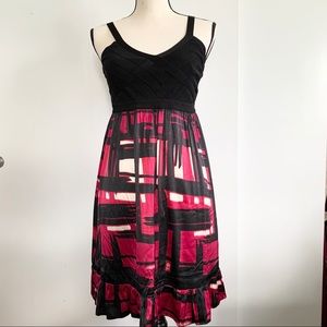 Bebe Size Medium silk bottomed dress